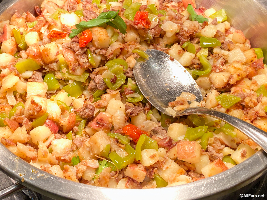 Breakfast Potatoes with Crumbled Impossible Meat