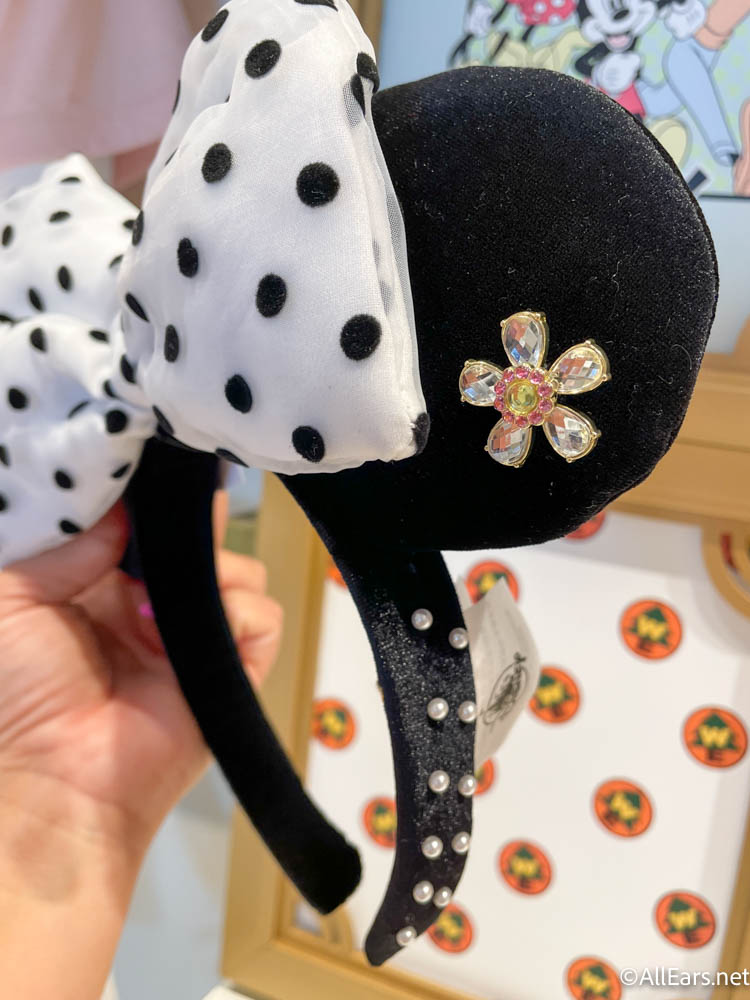 BaubleBar Snow White Minnie Mouse Ears Headband For Adults