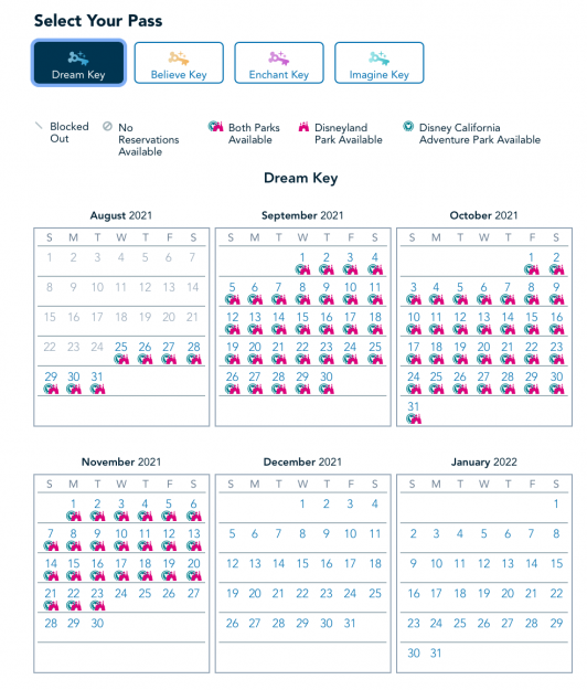 Here Are the Blockout Dates for Each Magic Key in Disneyland