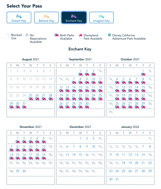 Here Are the Blockout Dates for Each Magic Key in Disneyland