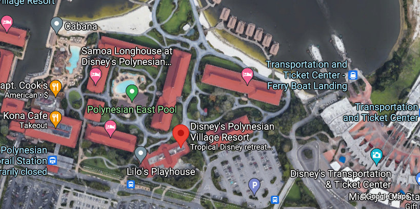 Polynesian Resort to Transportation - Polynesian Resort To Transportation Ticket Center TTC Walkway