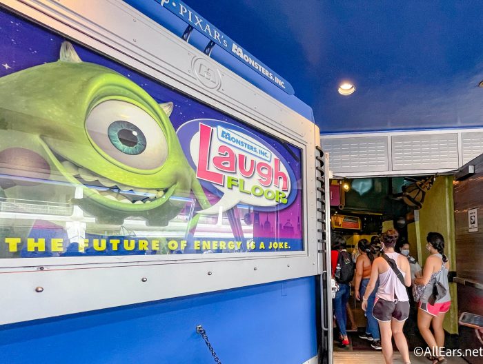 PHOTOS: New Monsters Inc. Laugh Floor Sign Brings 70's Tomorrowland Back to  Magic Kingdom - WDW News Today