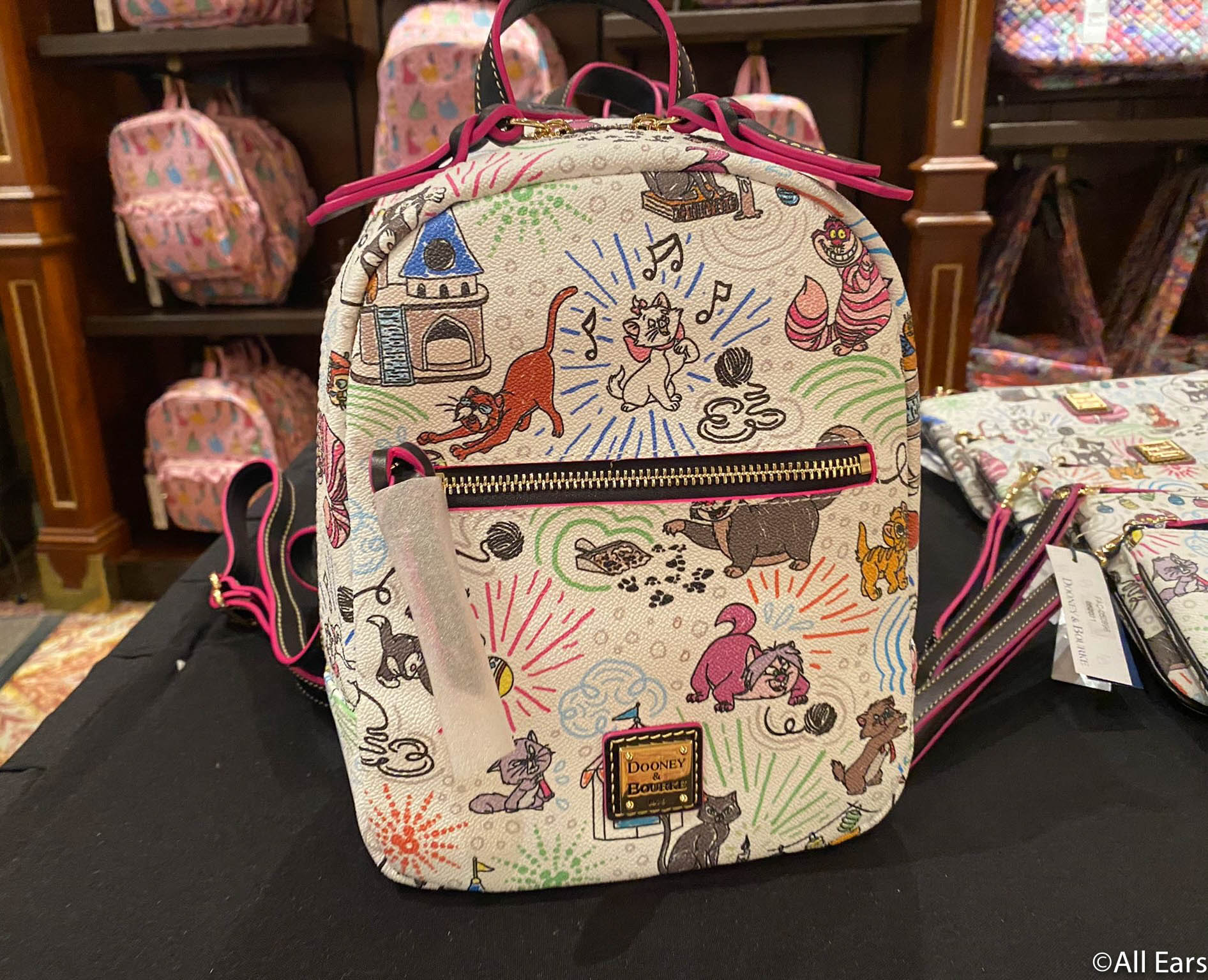 Disney Dooney & Bourke Bag - Disney Cats Sketch - Crossbody