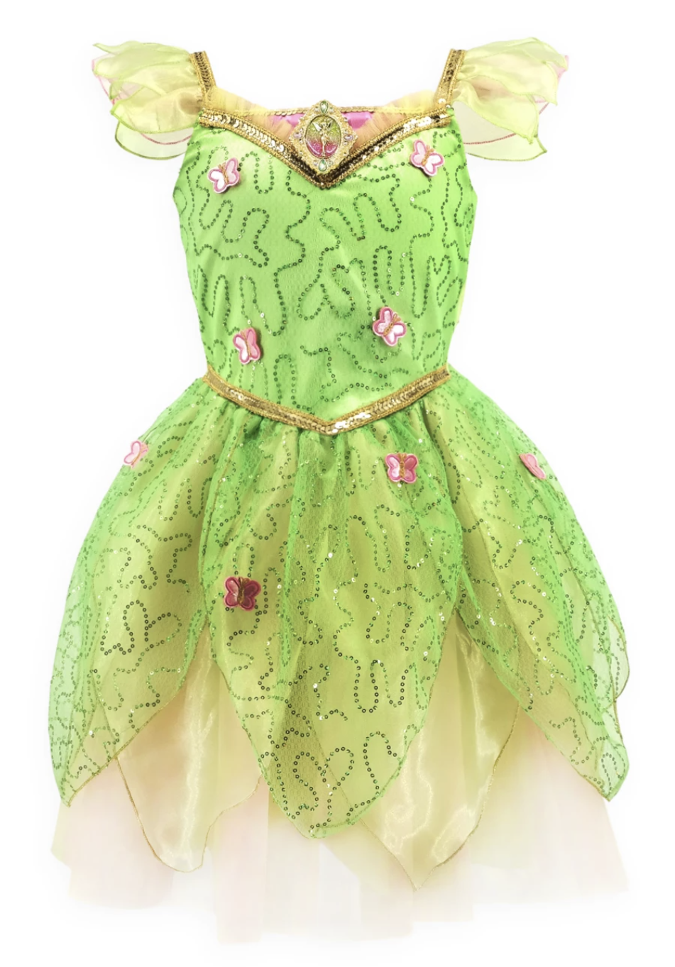 サイズ】 Disney Tinker Bell Deluxe Toddler Costume ディズニーティンカーベルデラックス幼児 ...
