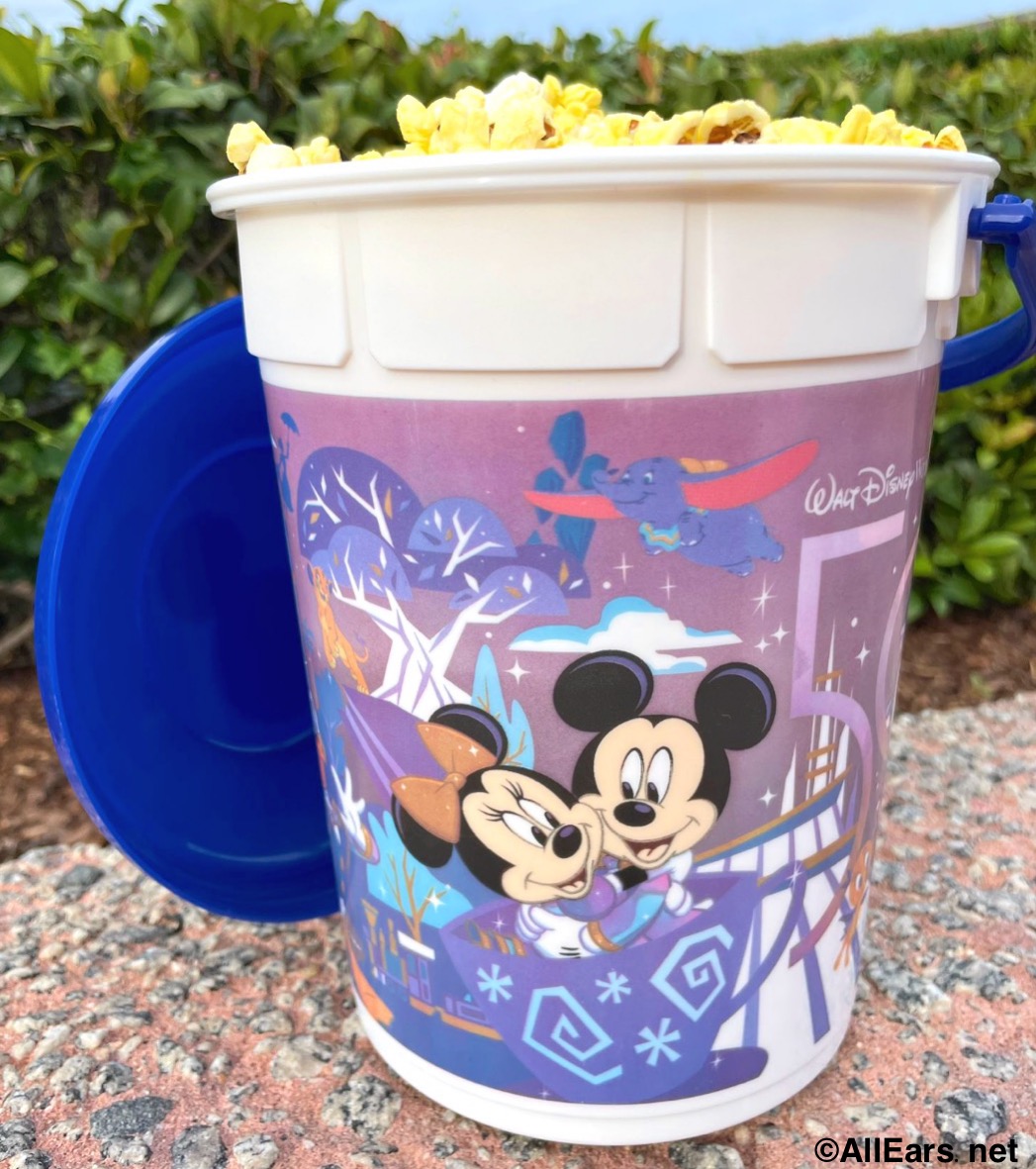 PHOTOS: There’s a New 50th Anniversary Popcorn Bucket in Disney World allears.net