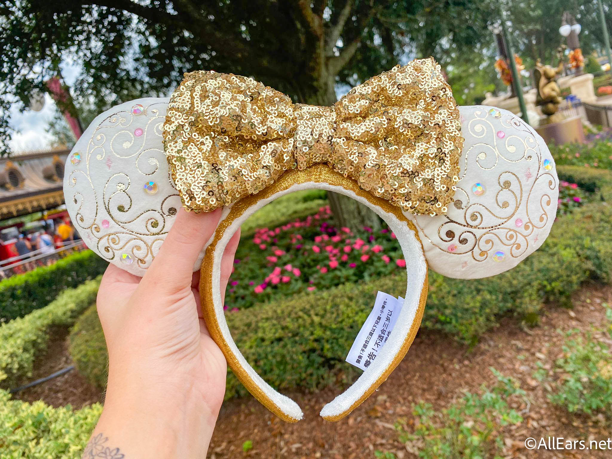 Disney Minnie Ears Headband - Disney World 50th with Castle