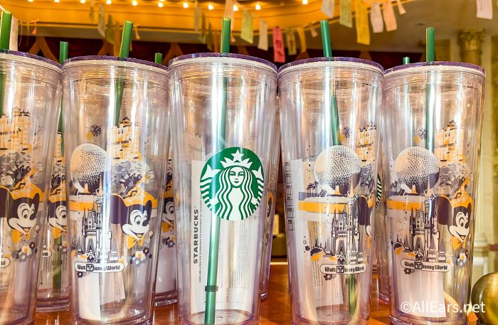 HURRY! Disney World's 50th Anniversary Starbucks Tumbler is Now Available  Online! 
