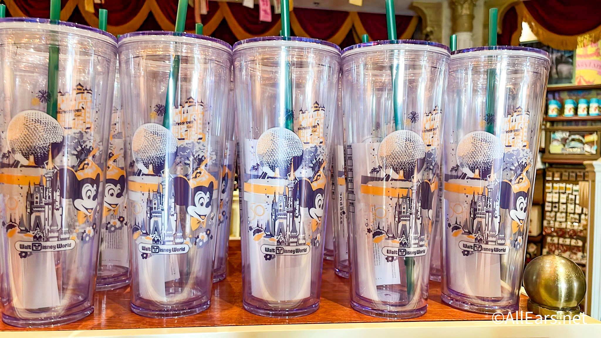 PHOTOS: New 50th Anniversary Vintage-Style Starbucks Tumbler Available at  Walt Disney World - WDW News Today
