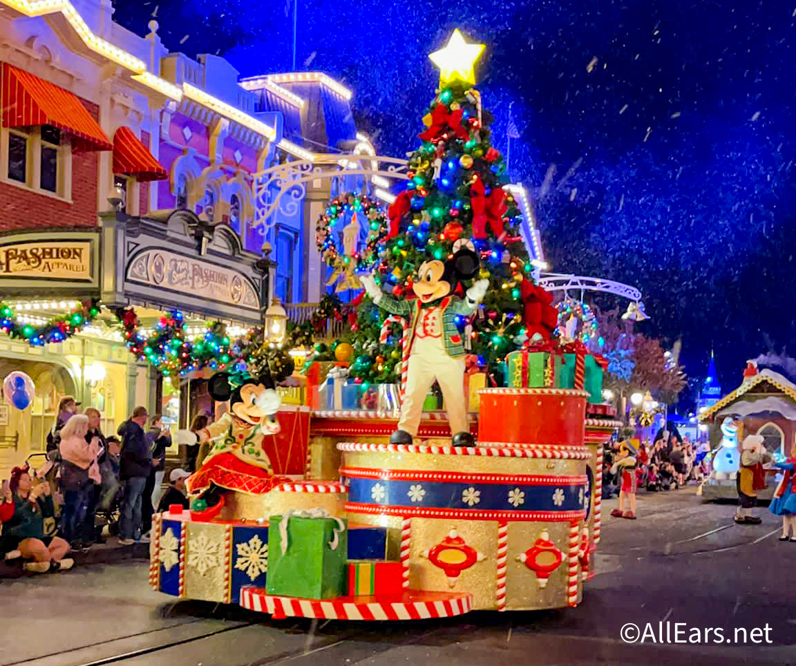 Disneyland California Christmas Parade Filming 2021