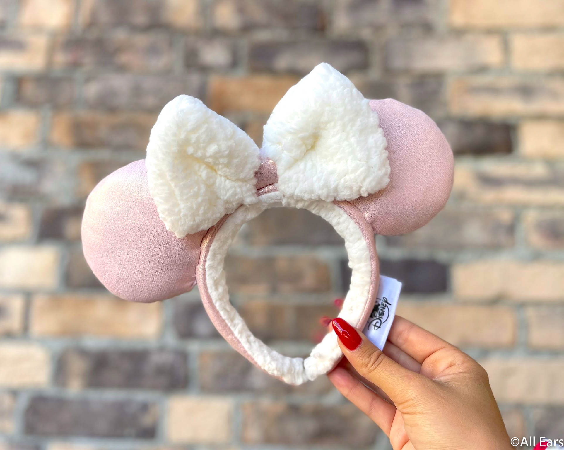 Minnie Mouse Sherpa Winter Ear Headband