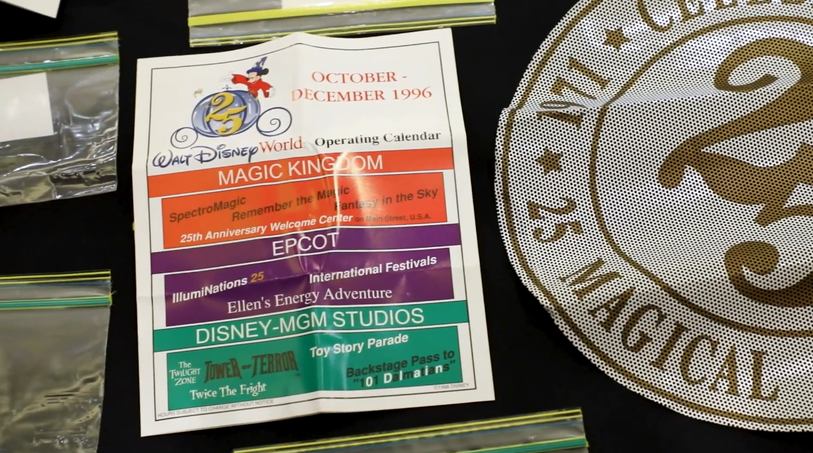 Walt Disney World Epcot 25th Anniversary Remember the