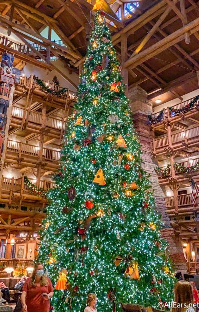 Disney's Wilderness Lodge at Christmas