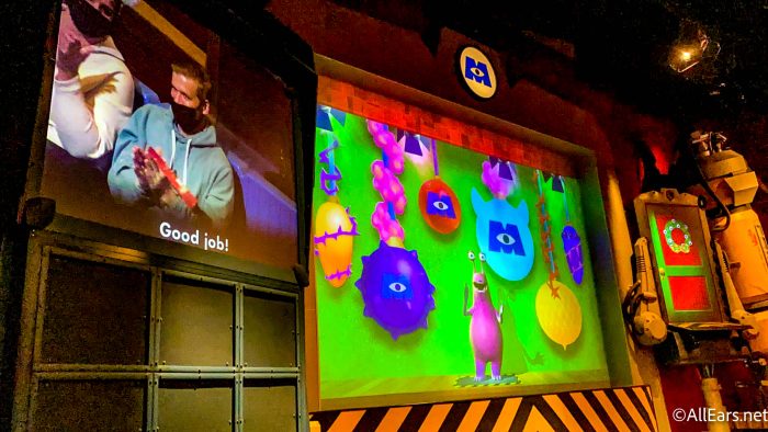 Monsters Inc Laugh Floor has a really cute holiday overlay for the Christmas Party! ππ