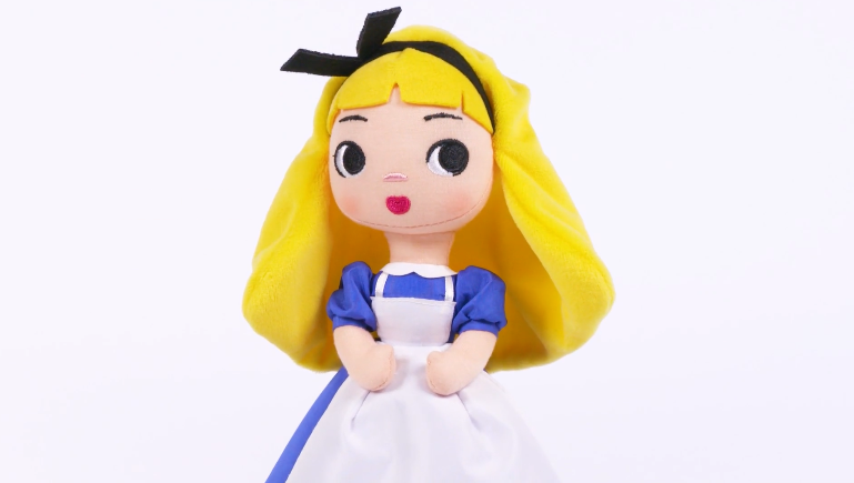 D23 Exclusive Alice in Wonderland by Mary Blair 70th Anniversary Plush —  Alice and March Hare - D23