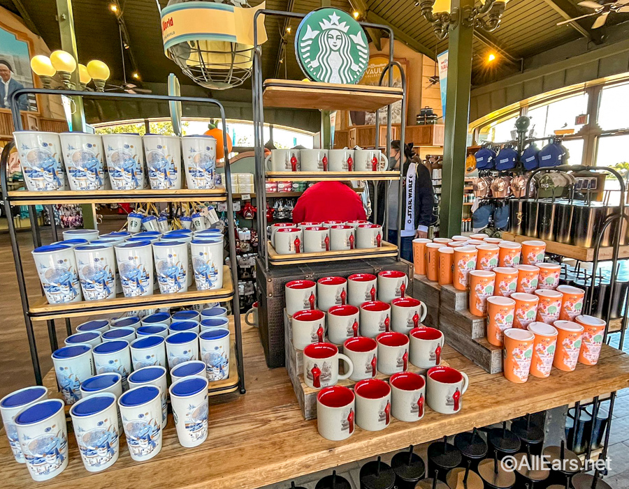 Walt Disney World Starbucks 2023 Geometric Travel Tumbler With Straw New