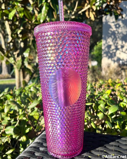 A New PINK Starbucks Tumbler Has Arrived in Disney World 