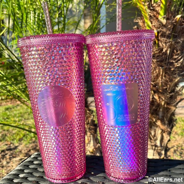 https://allears.net/wp-content/uploads/2022/01/wdw-50th-anniversary-pink-starbucks-tumbler-cup-front-and-back-626x625.jpg