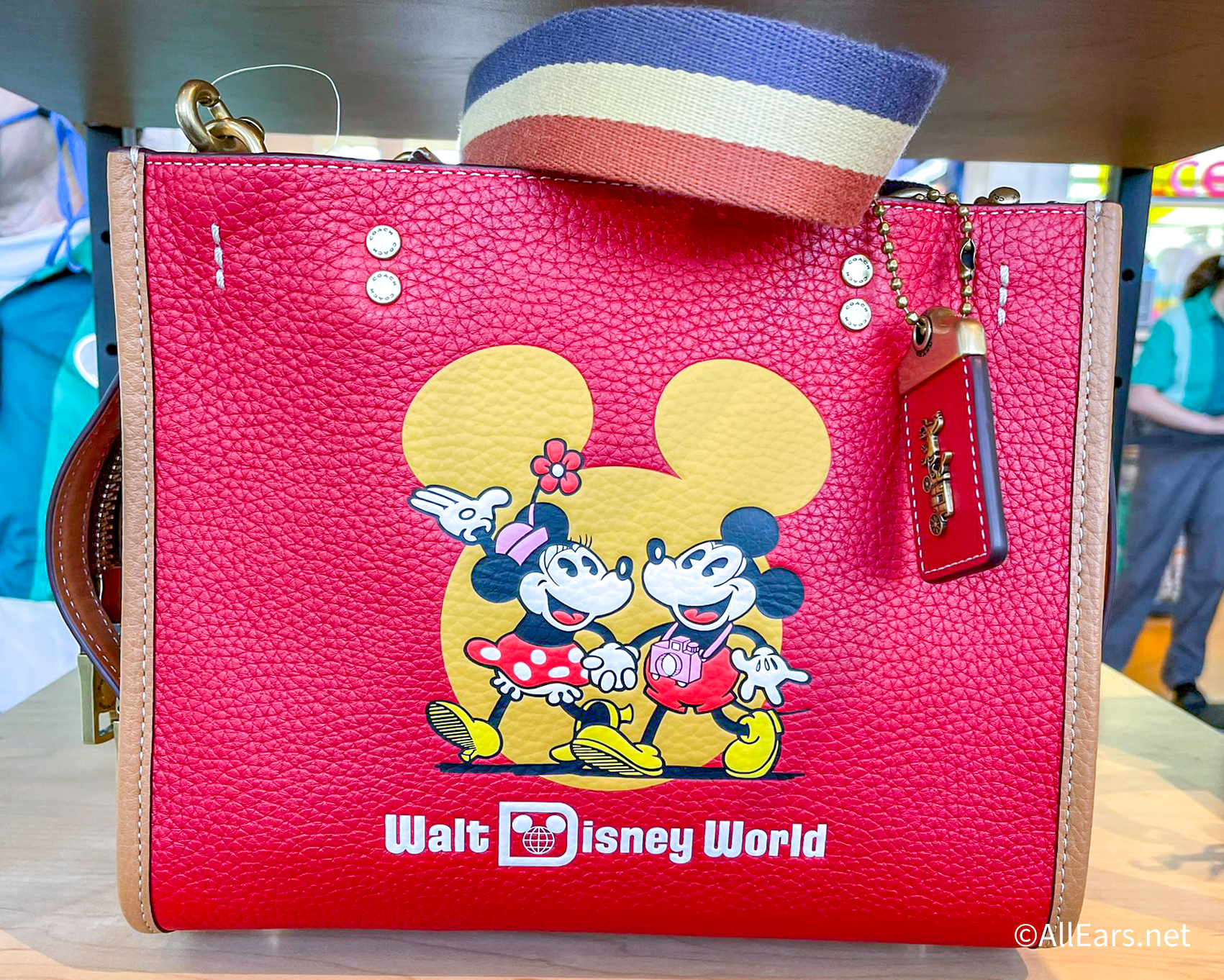 2022 wdw epcot creations shop store mickey and minnie mouse rogue bag by  coach - AllEars.Net