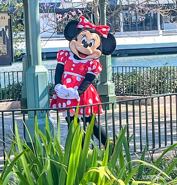 Minnie Mouse in EPCOT