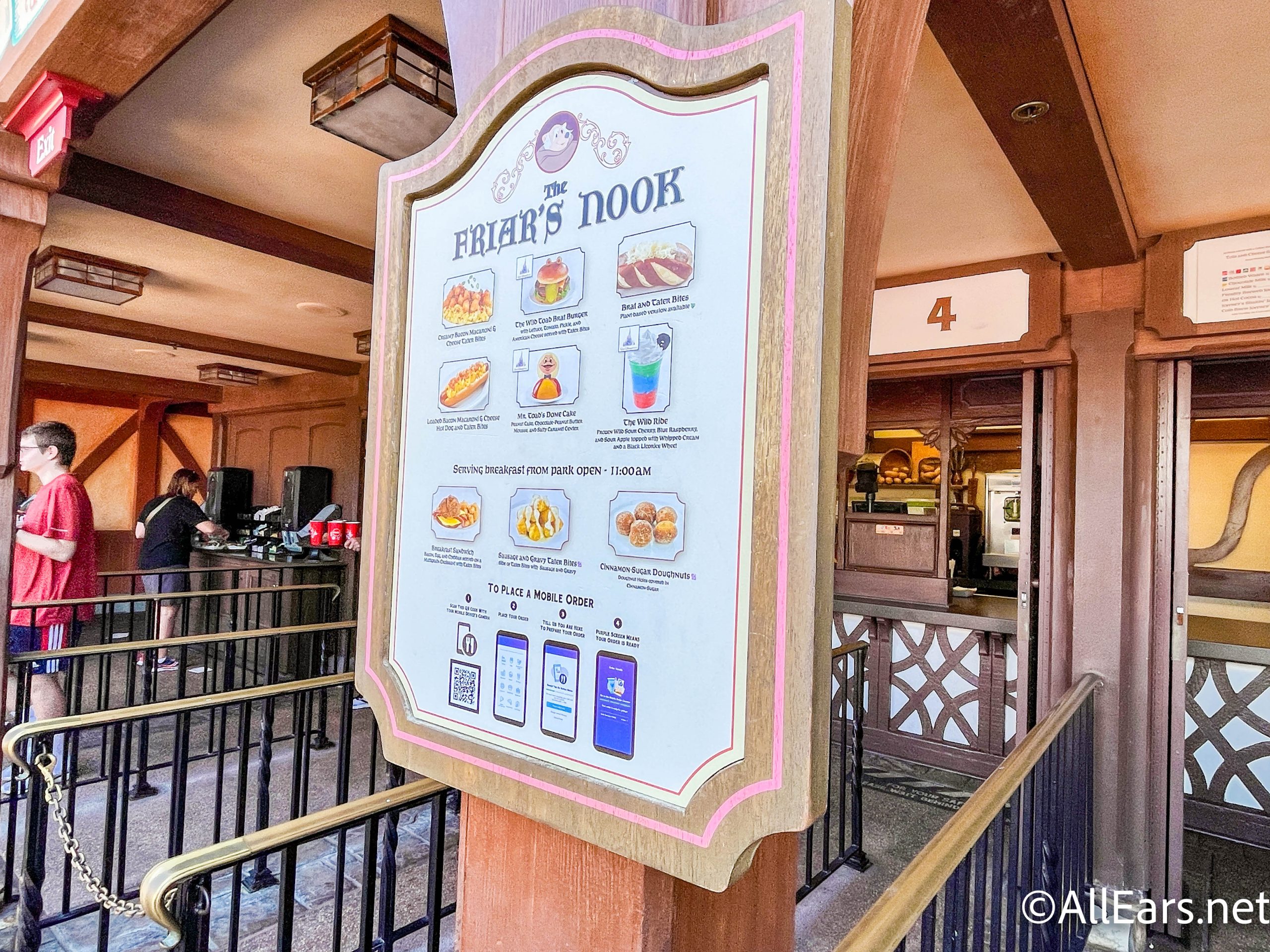 PHOTOS: McDonald's Fry Signage Spotted at The Friar's Nook at Magic Kingdom  - WDW News Today