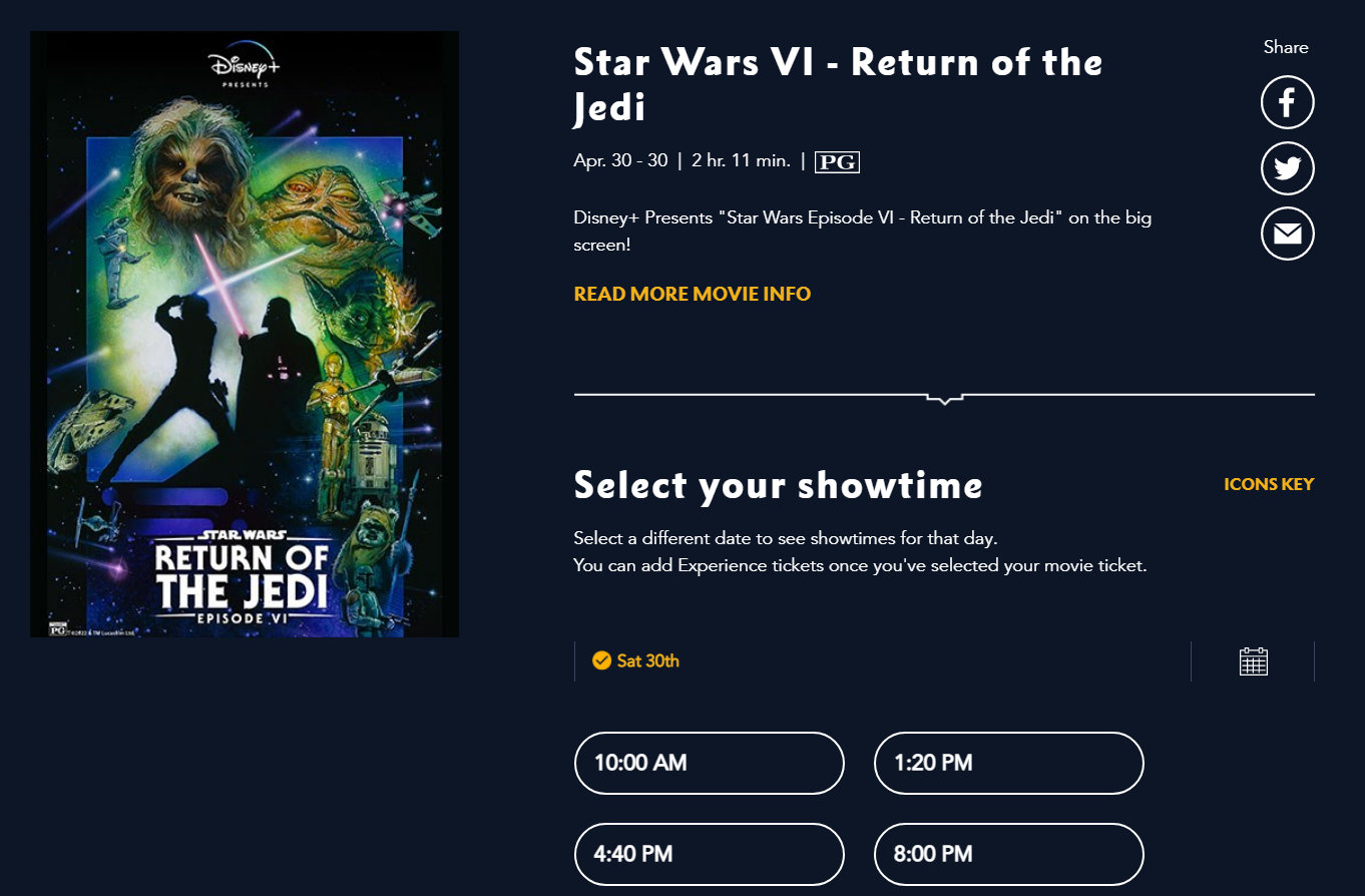 Here's Your Chance To See The Original 'Star Wars' Trilogy On The Big ...