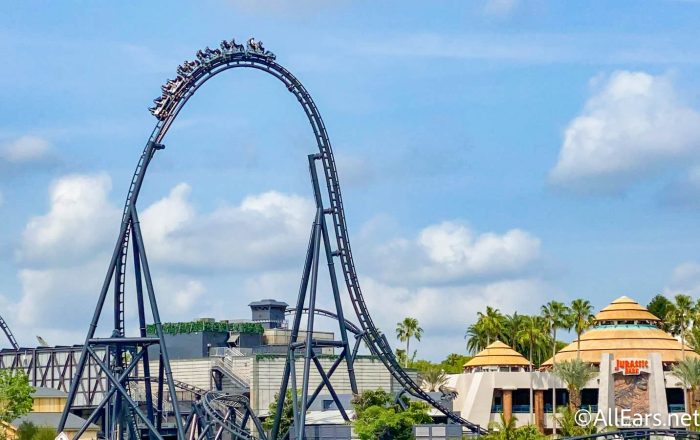 This appears to be the plan for Universal Studios' new roller coaster