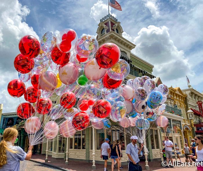 PHOTOS: New Holiday Mickey Balloon Available at Disneyland Resort