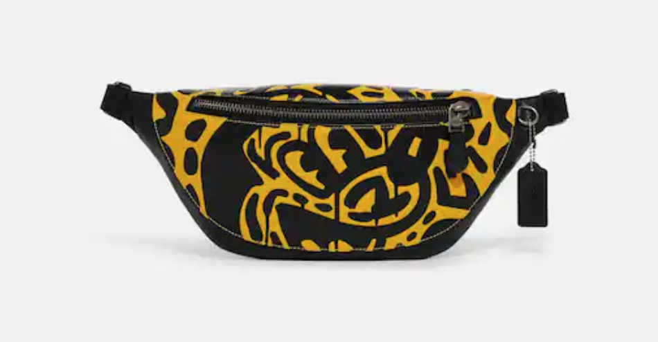 coach 2022 mickey mouse x keith haring belt bag fanny pack 