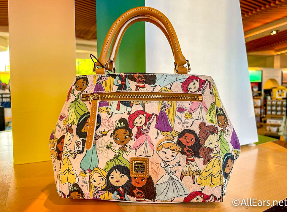 2022-wdw-epcot-creations-shop-disney-princess-dooney-and-bourke-collection-purse-small-zip-satchel  