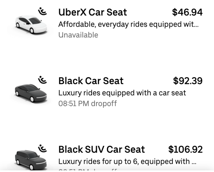 Step-By-Step Guide To Booking A Car Seat With Uber - AllEars.Net