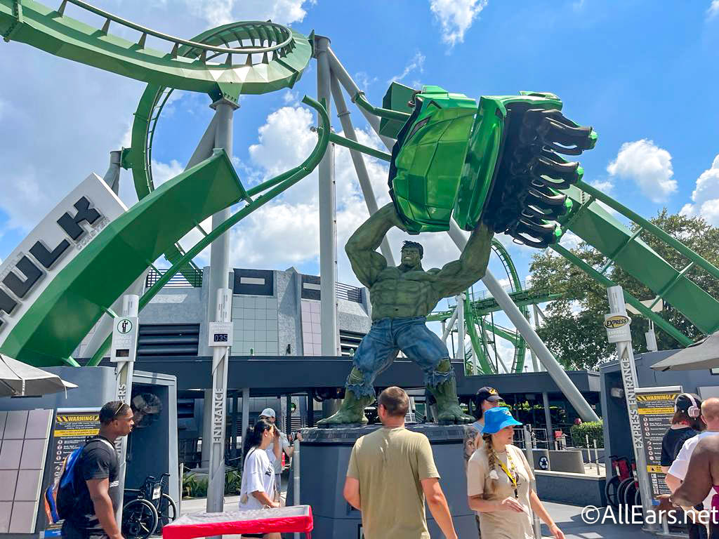 Como é a área Marvel Super Hero Island do Islands of Adventure