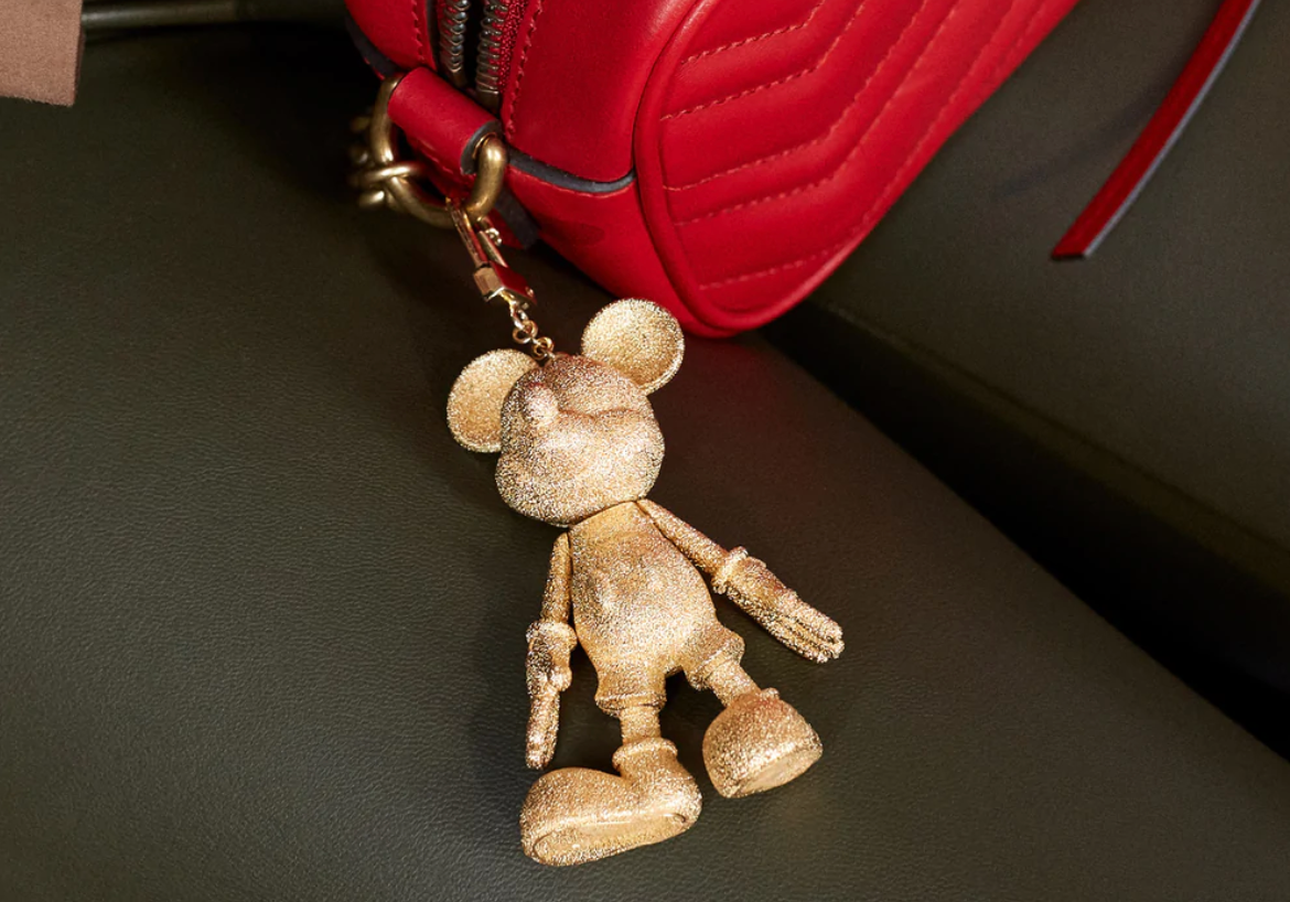 Mickey Mouse Disney Bag Charm - Gold Glitter – It's Cyber Monday
