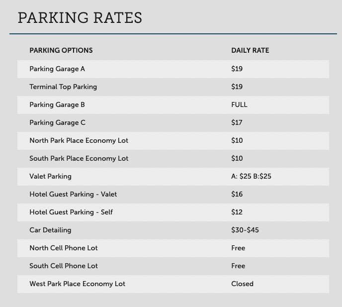 Orlando Airport Parking - Discount MCO Parking Rates