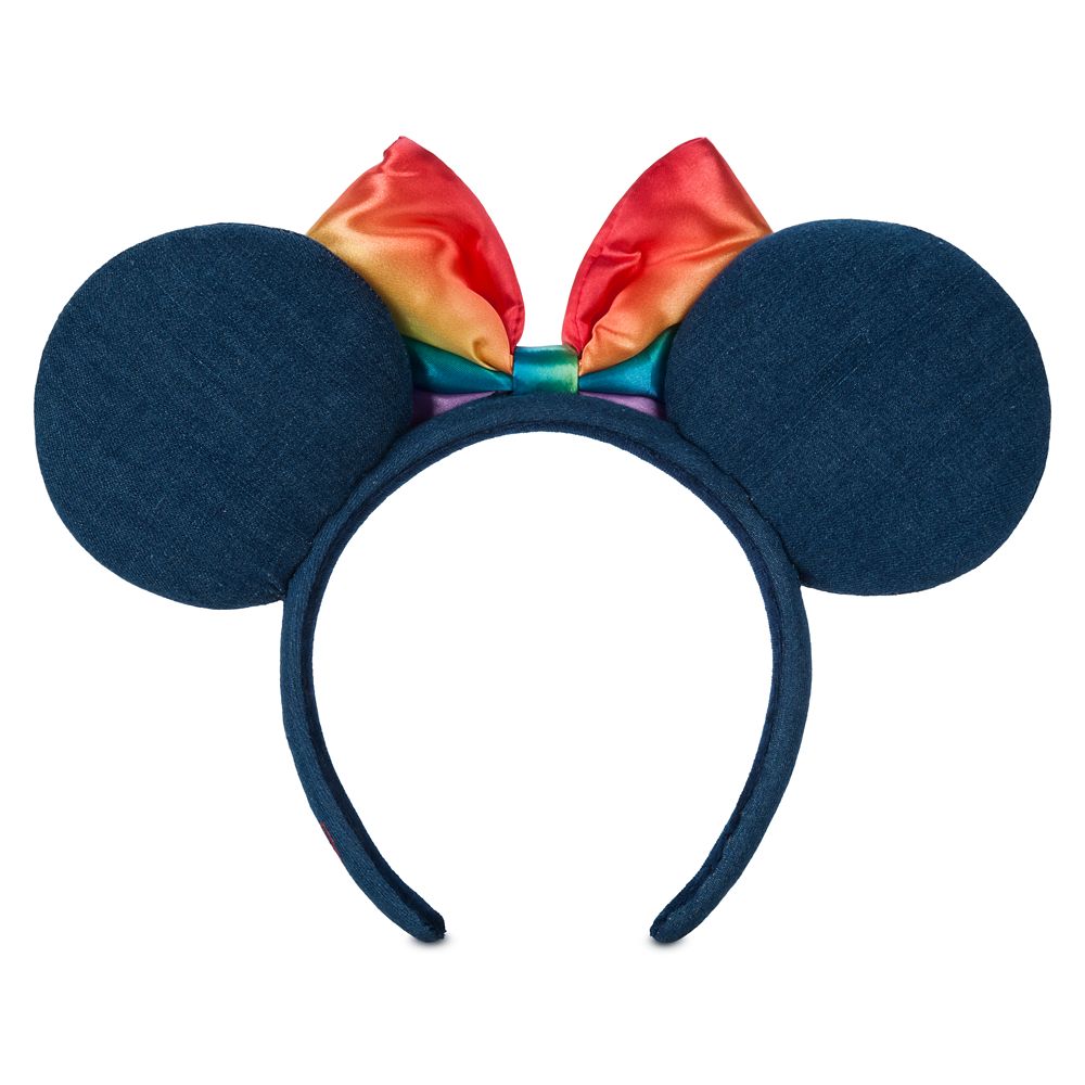 Disney Pride Collection Minnie Mouse Ear Headband with Bow for Adults