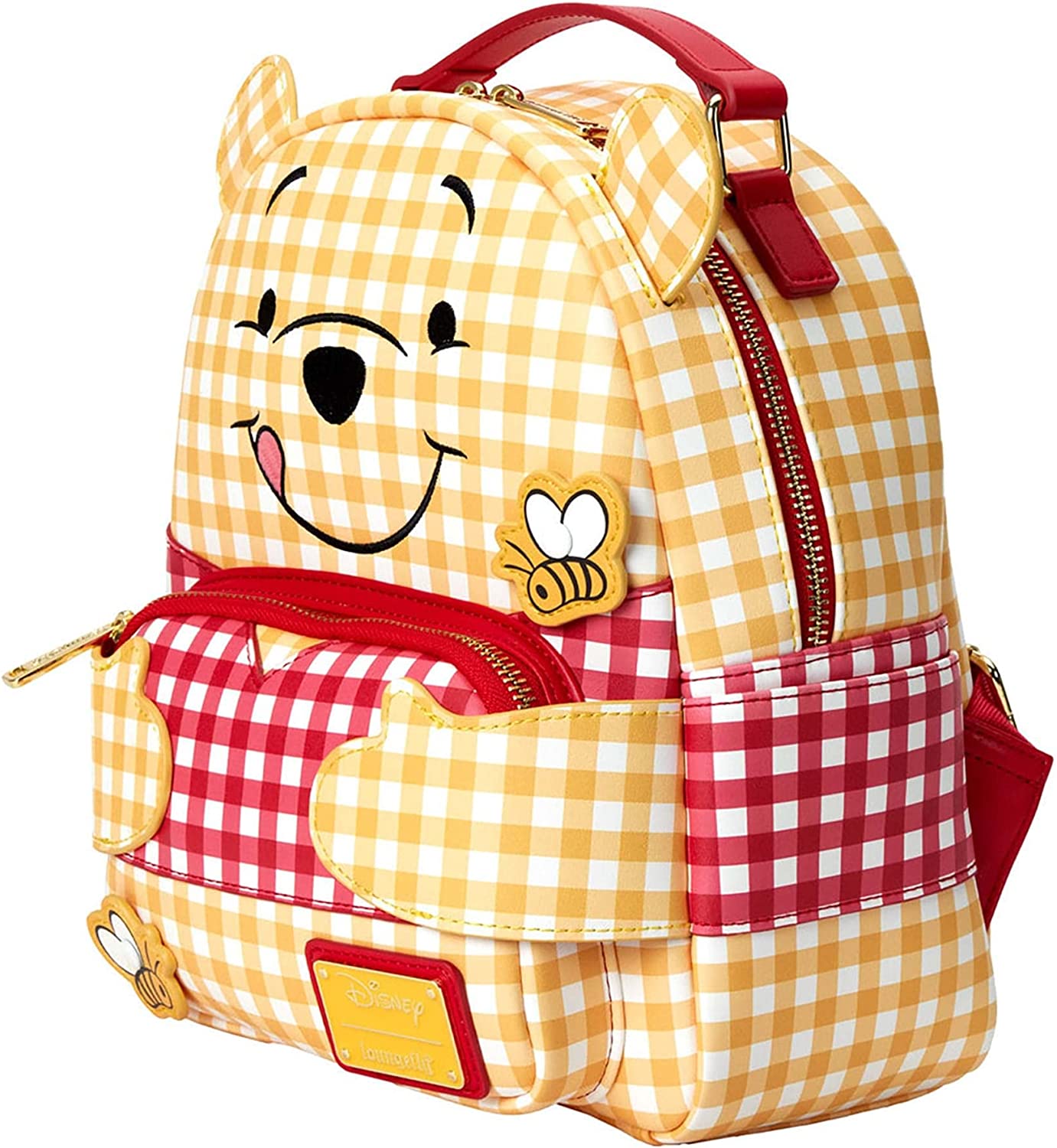 Loungefly Disney Winnie the Pooh Gingham Mini Backpack