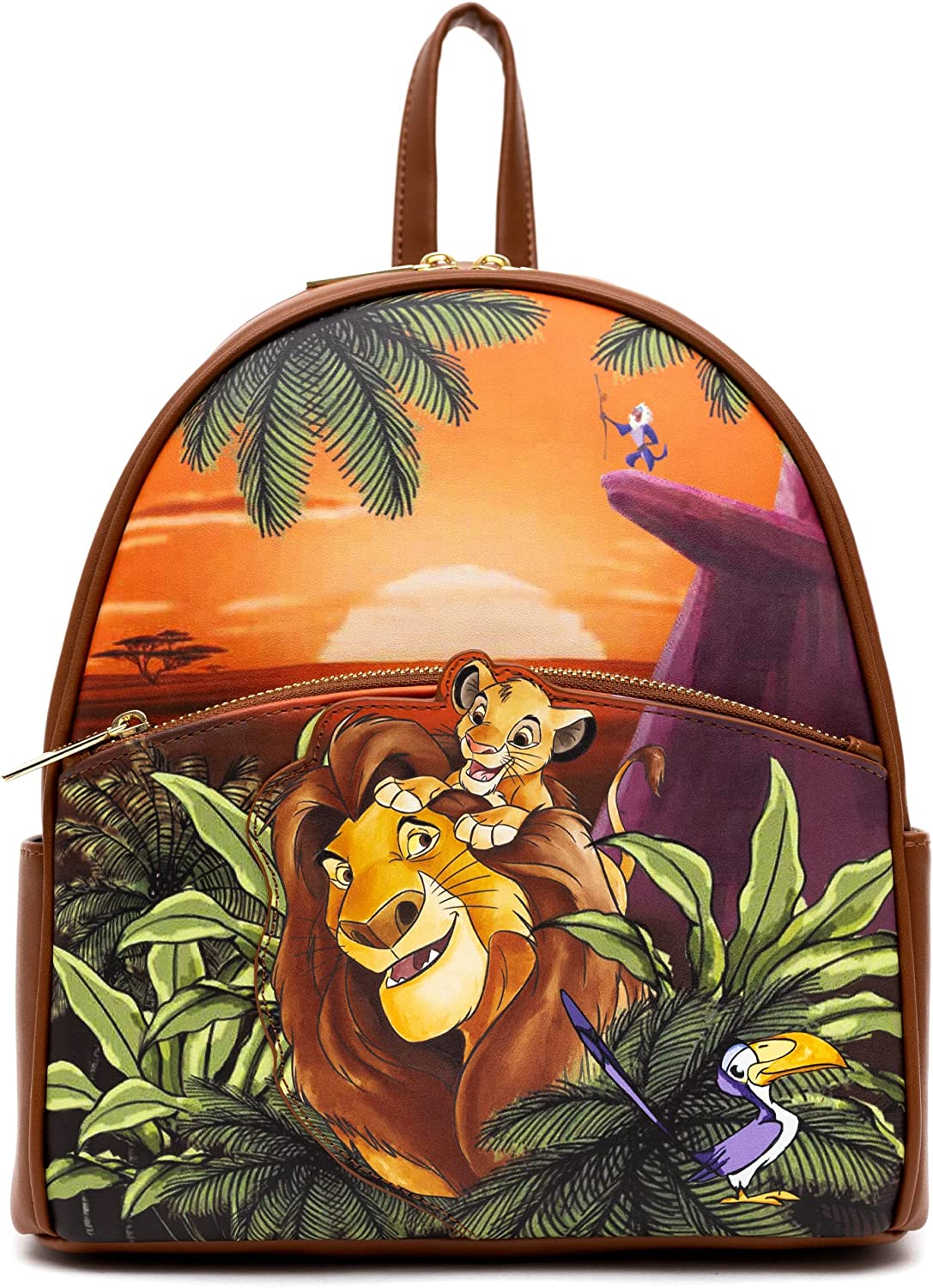 Disney Classics The Lion King, Simba Mufasa Zazu Pride Rock, Mini Backpack  - AllEars.Net