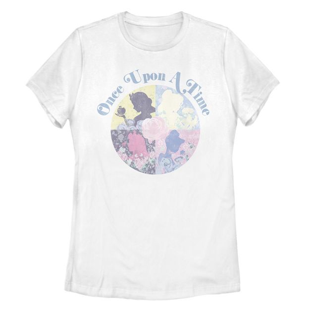 Women's Disney Princesses Once Upon A Time Profile T-shirt : Target