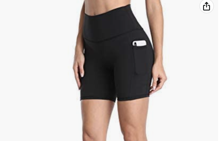 Colorfulkoala biker shorts with pockets
