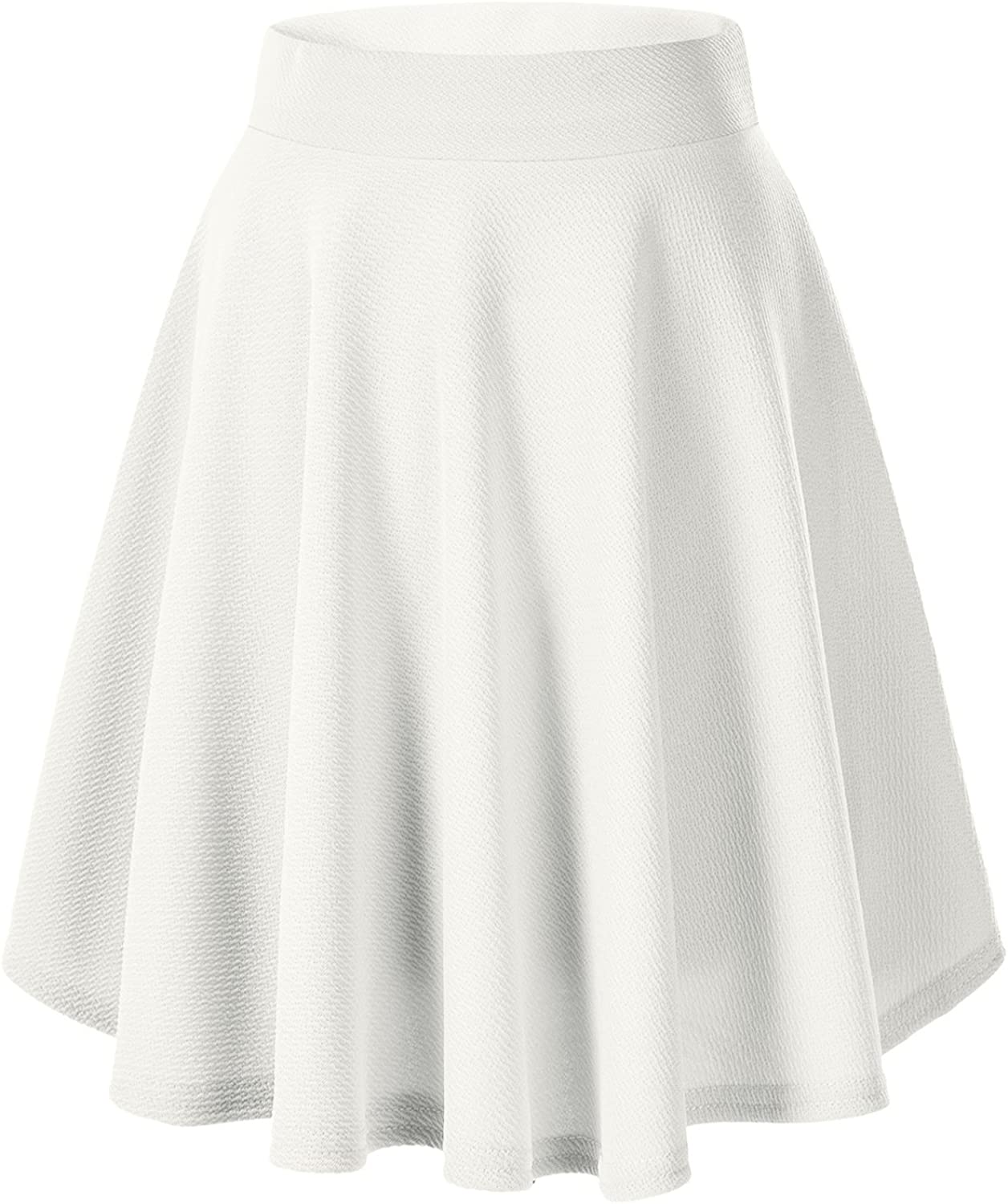 Women's Faux Suede Skirt Short Flared Mini Skater Skirt main image 0