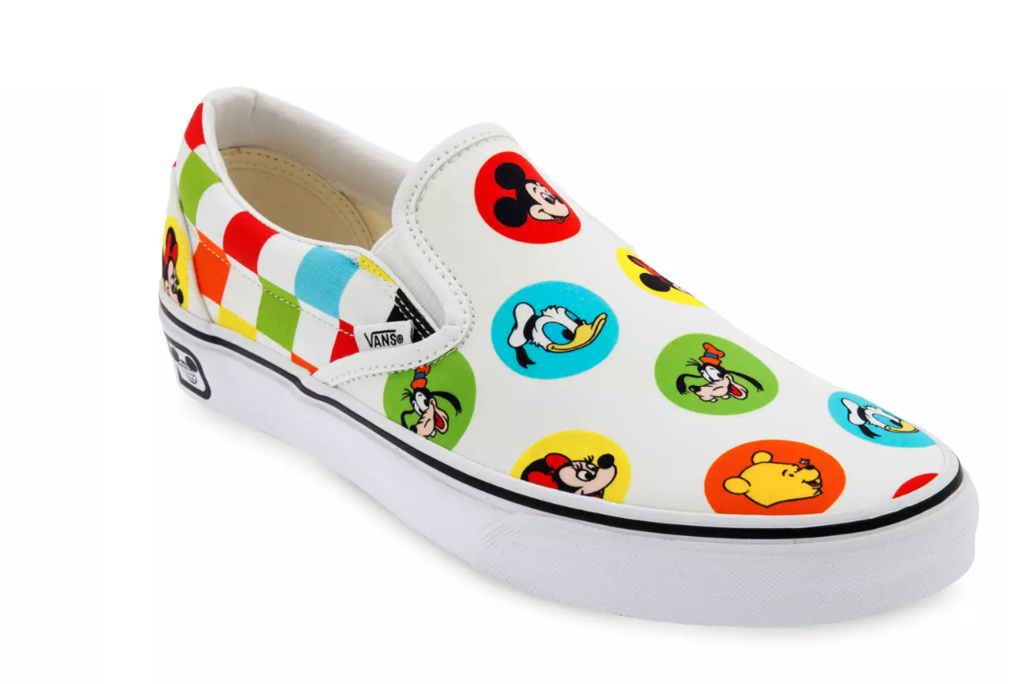 shopdisney 2022 vans disney 50th anniversary collection world mickey and  friends slip on sneakers - AllEars.Net