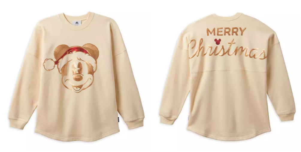 2022 Small Disney Mickey Seasons Greetings Spirit Jersey Sweater