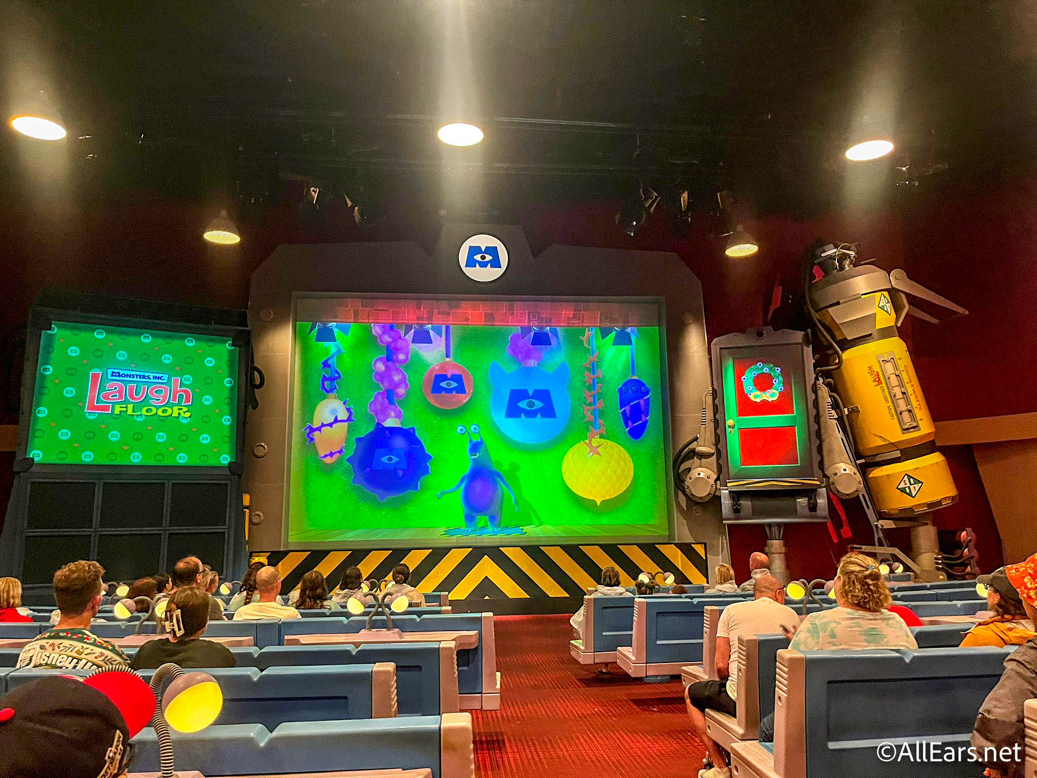 Monsters Inc. Laugh Floor Holiday Overlay Highlights