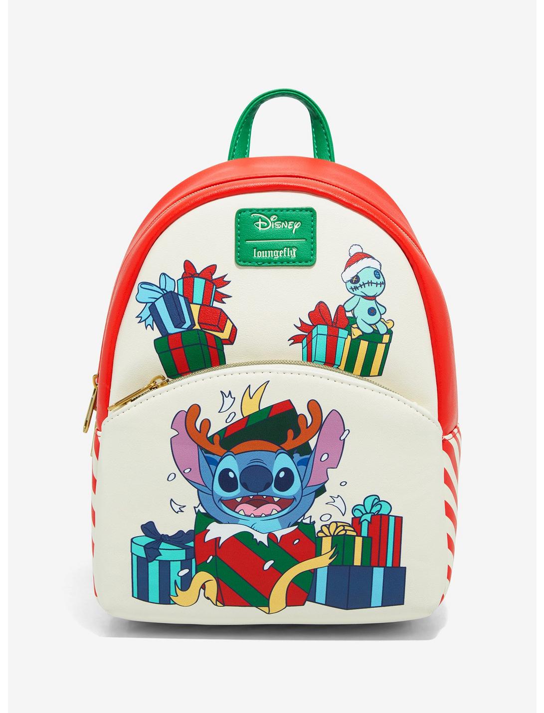 Loungefly Disney Lilo & Stitch Holiday Mini Backpack