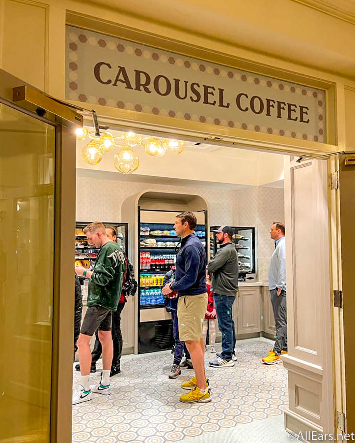 2022 wdw disney's boardwalk inn carousel coffee opening day - AllEars.Net