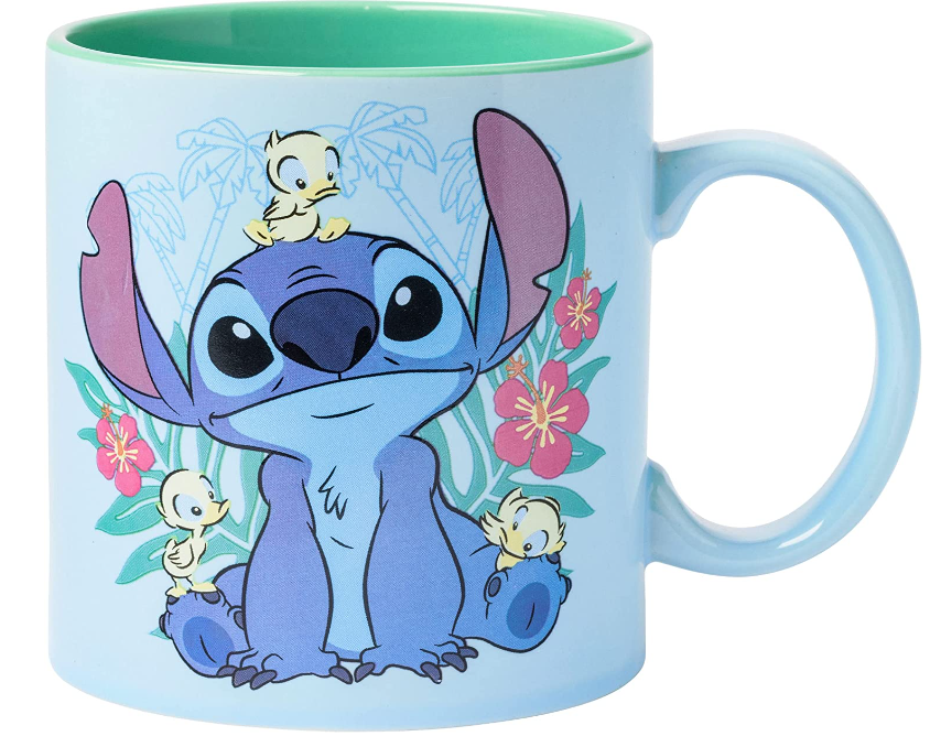 Silver Buffalo Disney Lilo & Stitch 3d Ceramic Coffee Mug
