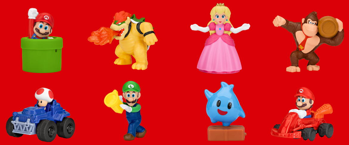 Super Mario Bros. Happy Meals Now Available at McDonald's - AllEars.Net