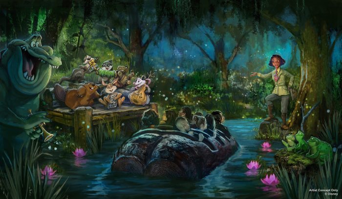 Tiana's Bayou Adventure Concept Art