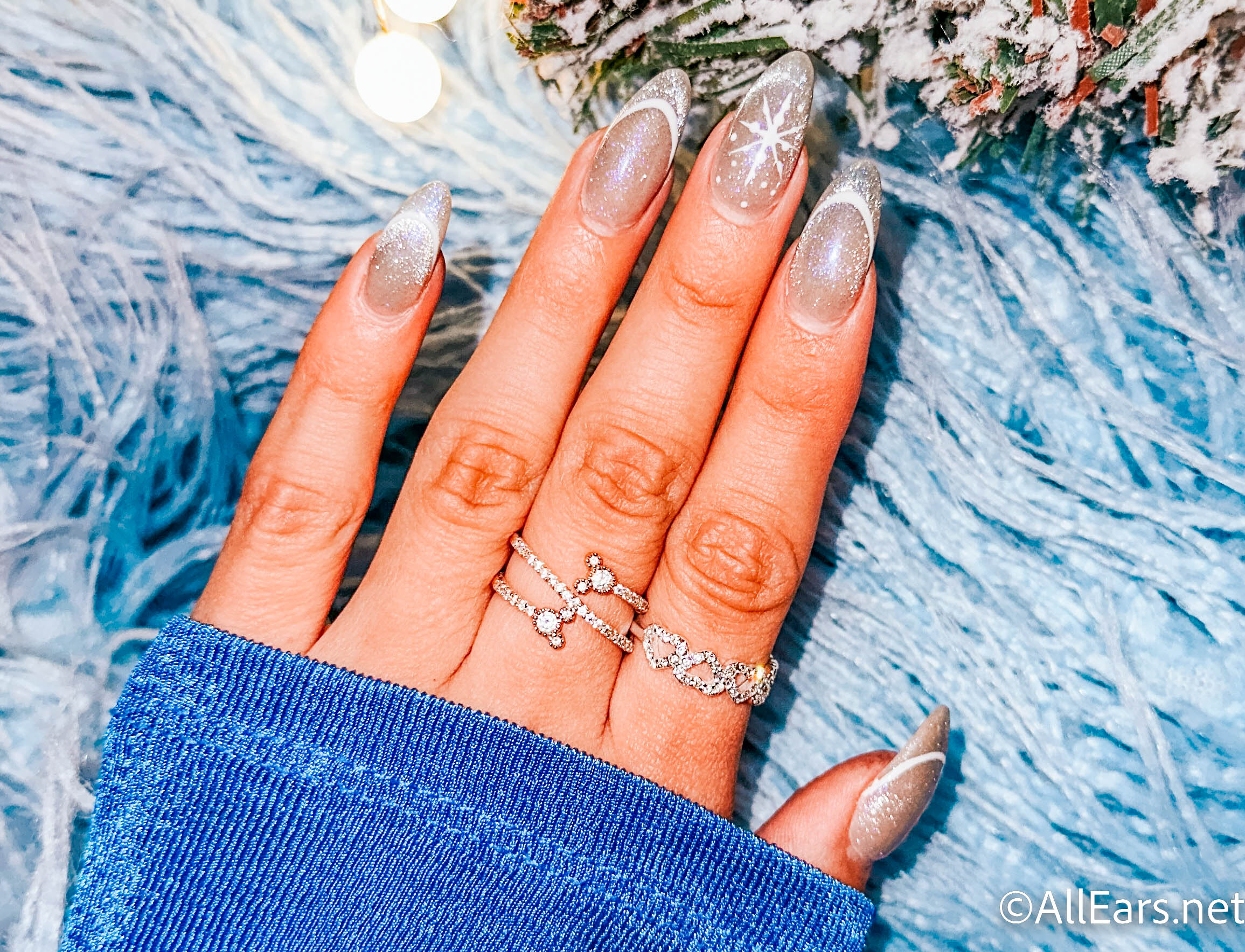 Frozen nails on Pinterest