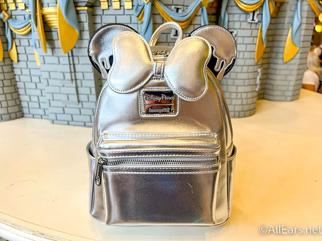 Disney 100 Loungefly Backpack Silver Platinum Drip - New 2023 Disney ...