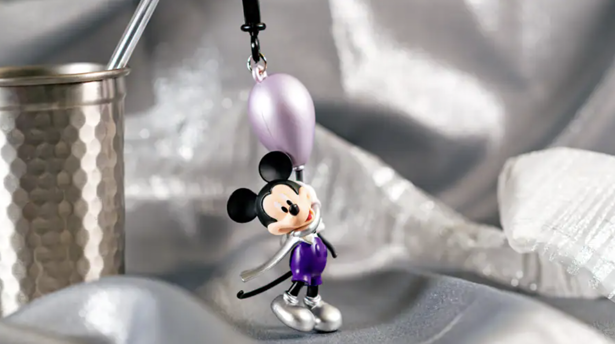 2023 dlr disneyland 100th anniversary mickey mouse straw clip - AllEars.Net